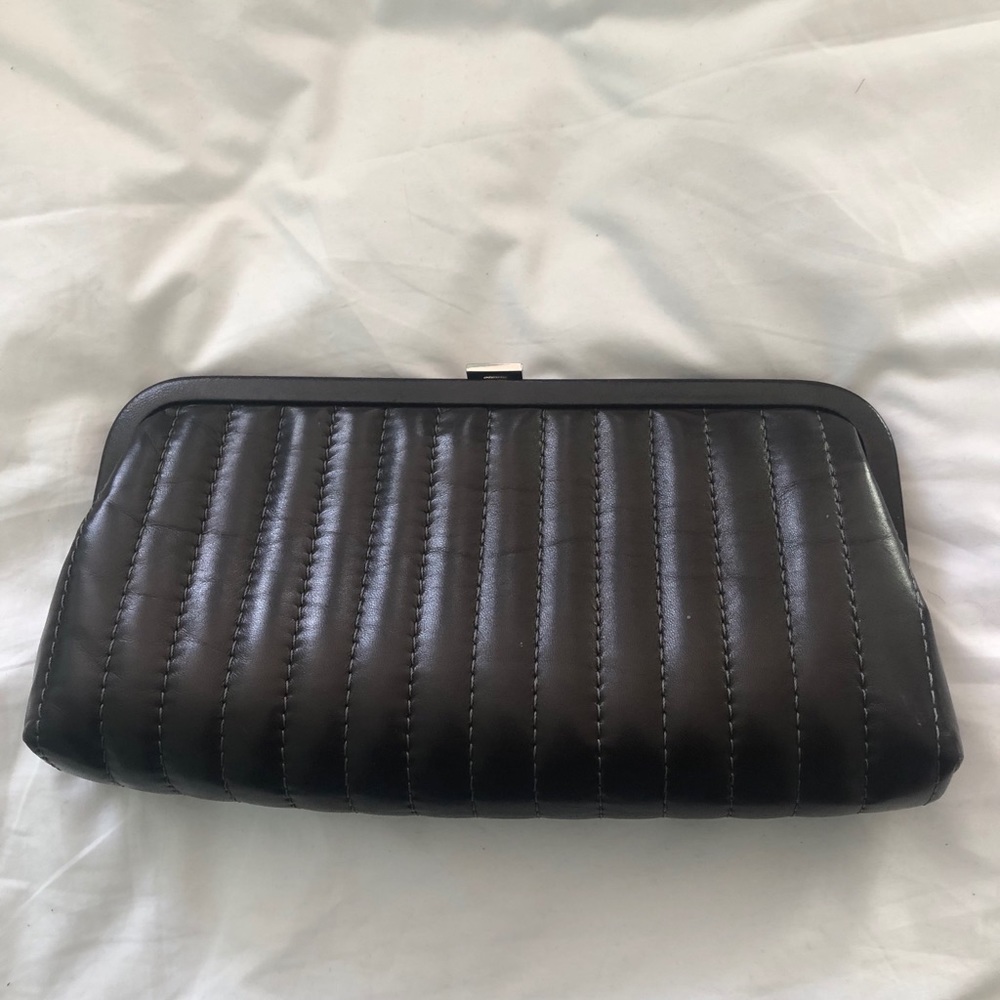 CHANEL madamoiselle ligne lambskin clutch